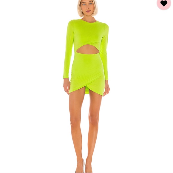 Super down green long sleeve dress - Picture 1 of 3